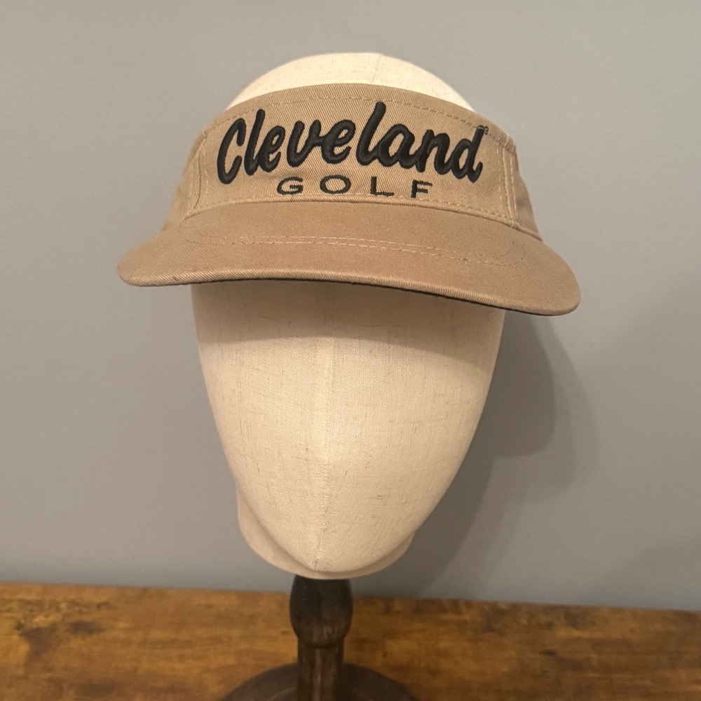 Cleveland Golf Tan Logo‎ Visor Adjustable Strapback Embroidered